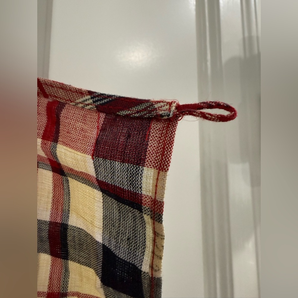 Lauren Ralph Lauren multicolor plaid linen wrap skirt (hemmed) (fair) (read) - Picture 11 of 15